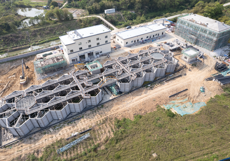 阳春示范：低碳低废型柔性蜂巢装配式污水处理厂